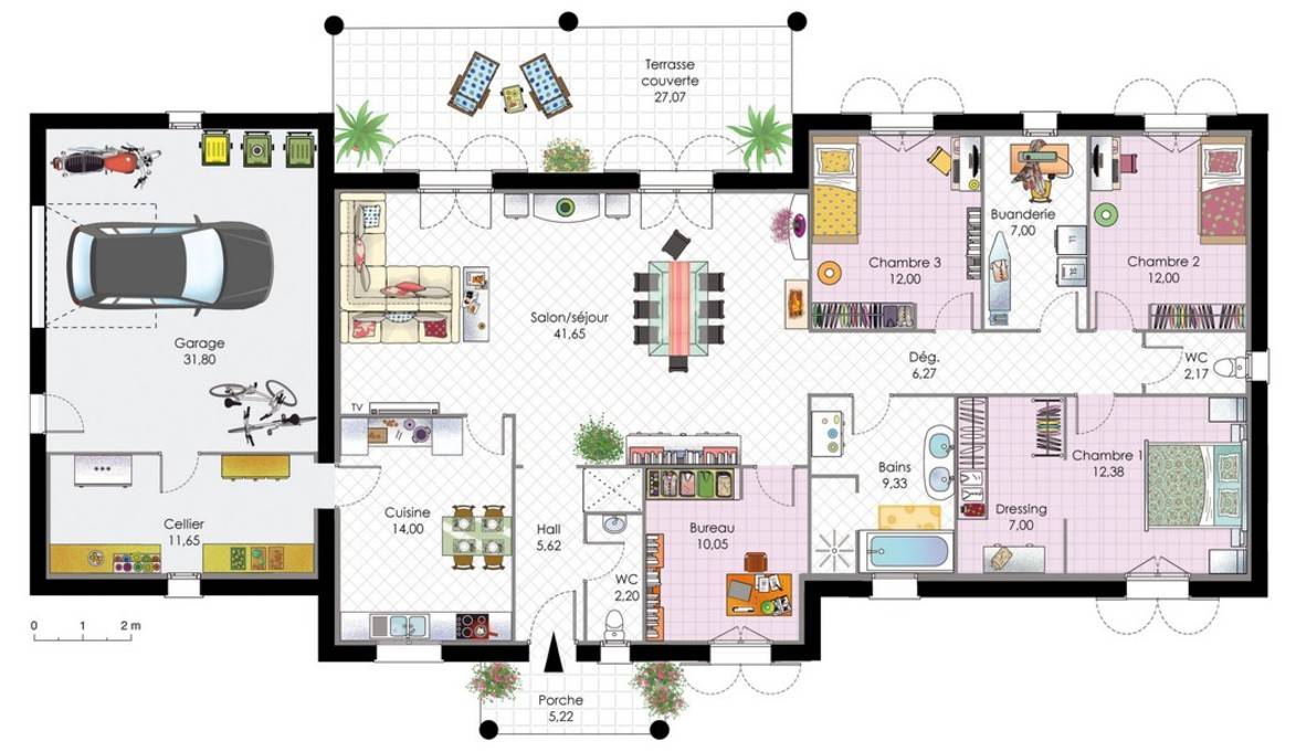 Plan de maison modernes