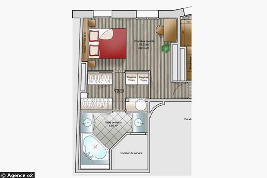 Coté maison plan salle de bain