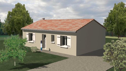 Plan de maison plain pied pas cher