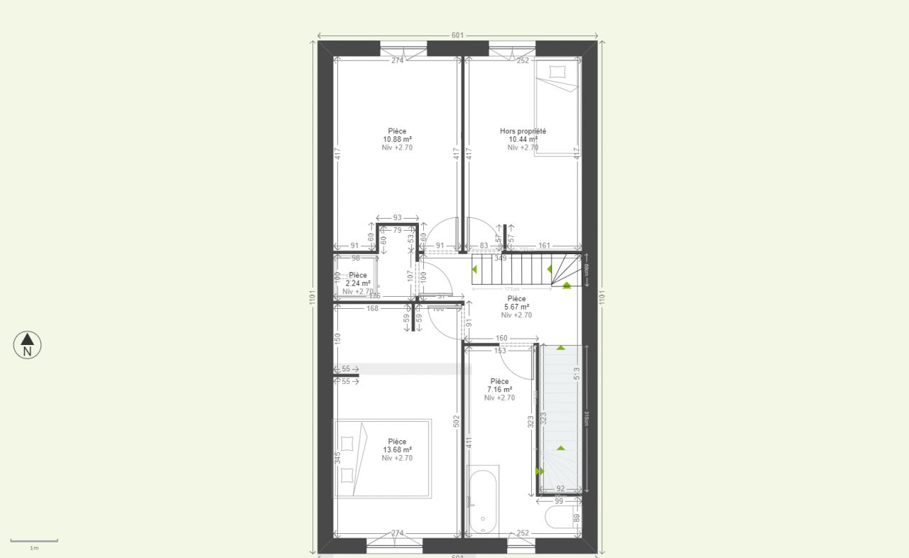 Plan Maison 6 Metre De Facade Id es De Travaux