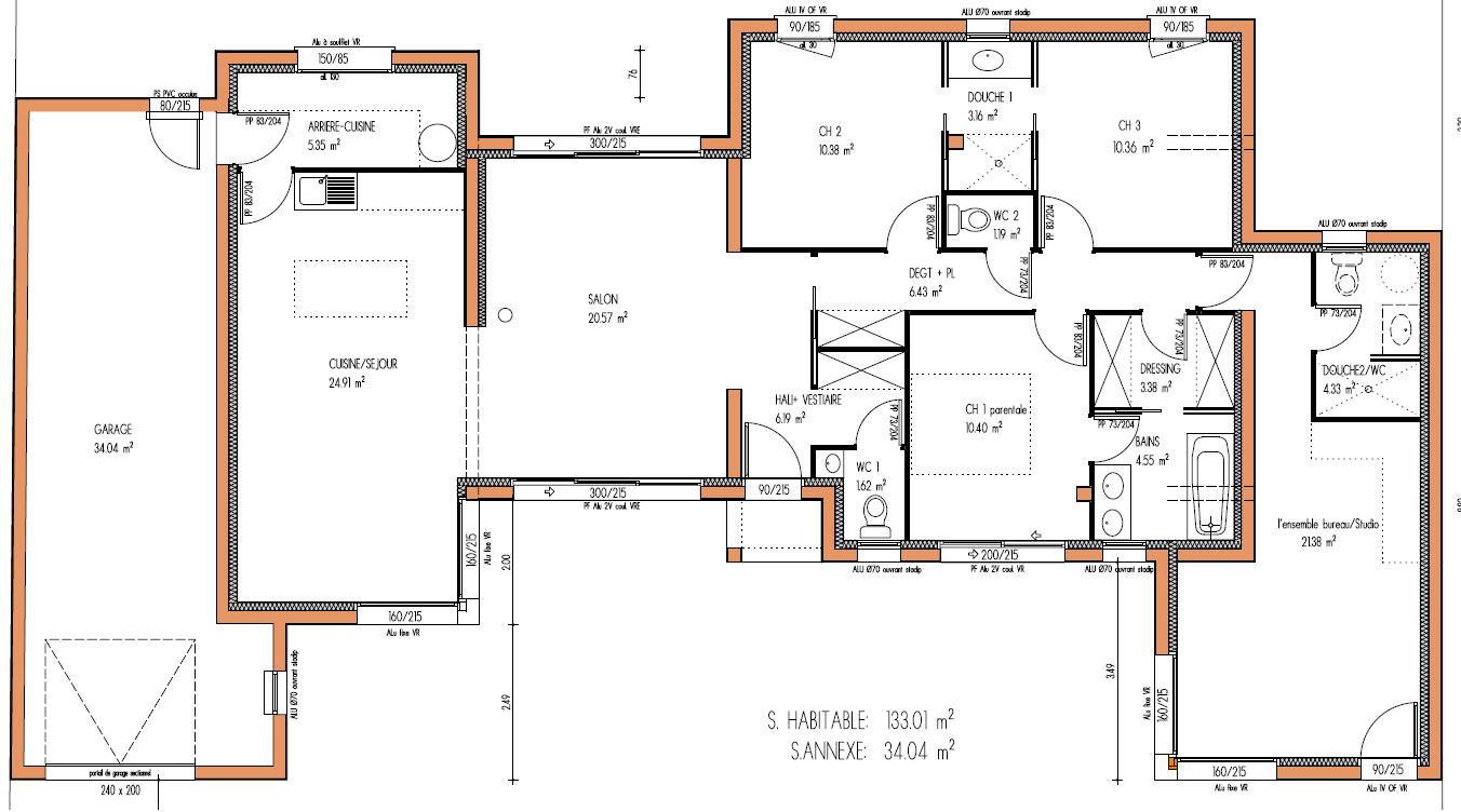 Idée plan de maison moderne