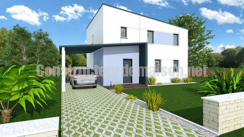 Plan de maison moderne gratuit en cote d'ivoire