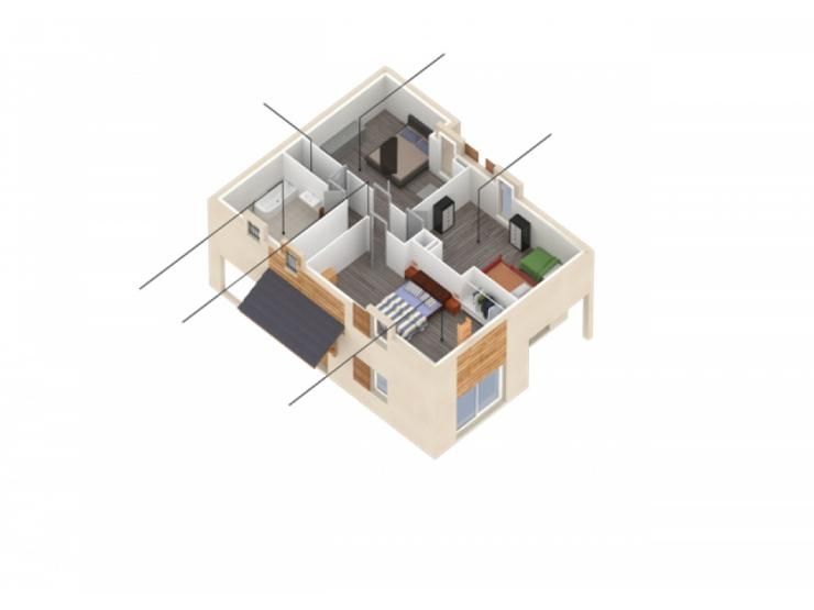 Plan de maison de 105m2