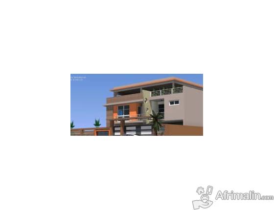 Plan de maison duplex en cote d'ivoire
