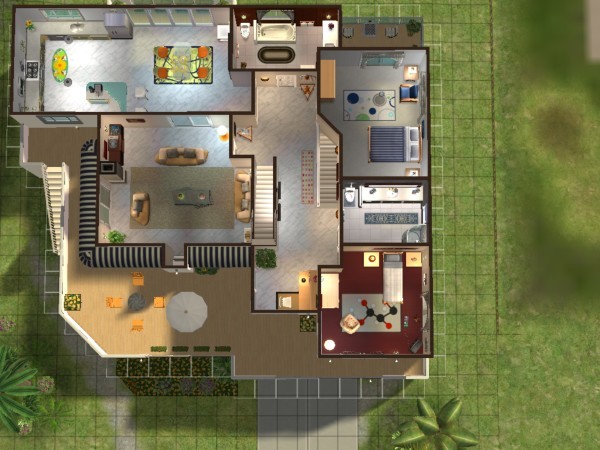 Plan de maison pour sims 3