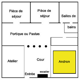 Maison de dionysos pella plan