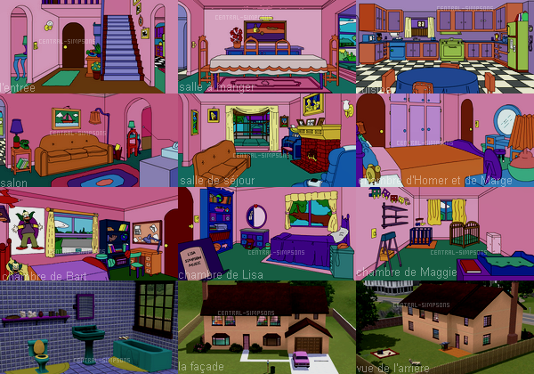 Plan de la maison des simpsons
