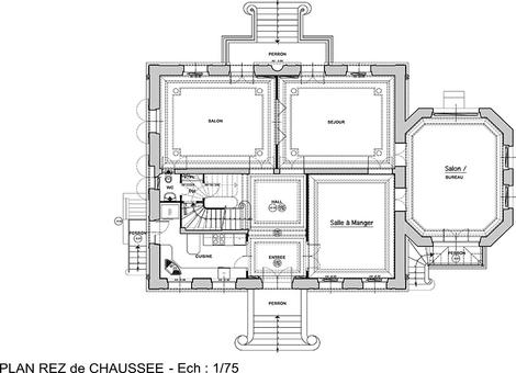 Plan de maison maitre