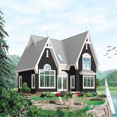 Plan de maison européenne