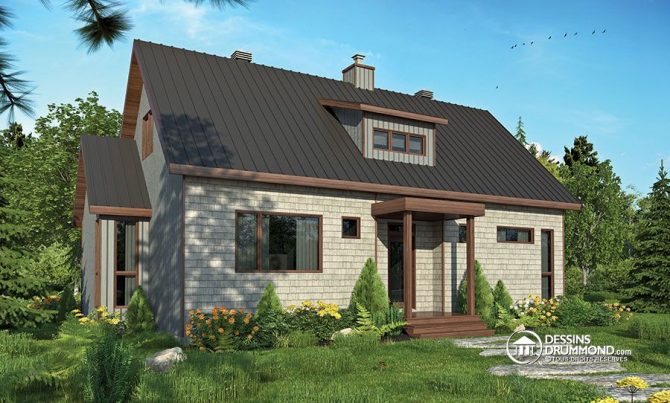 Plan de maison scandinave
