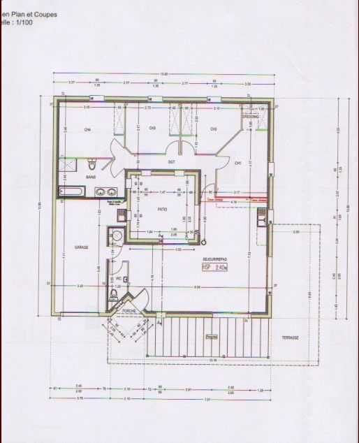 Les plan de la maison
