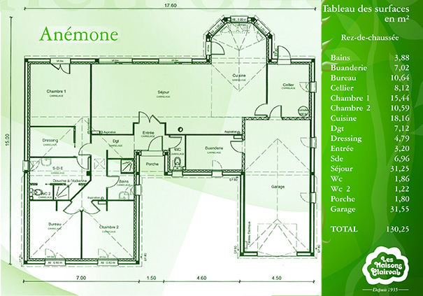 Plan de maison étroite