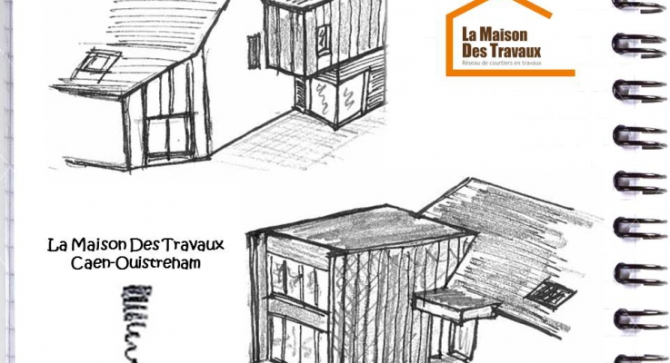 Dessiner un plan d'extension de maison
