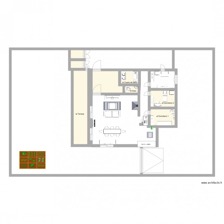 Plan de maison espagnol