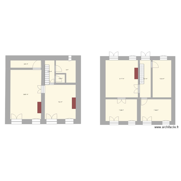 Plan de vielle maison