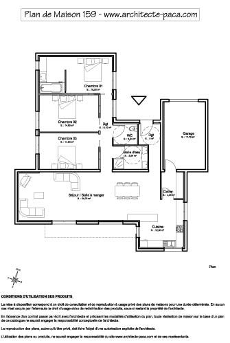 Plan de maison plain pied pinterest