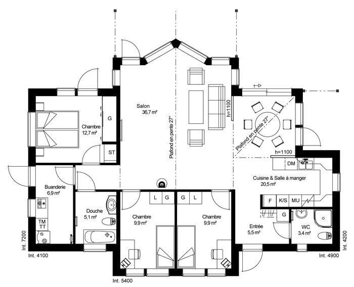 Plan de maison suedoise