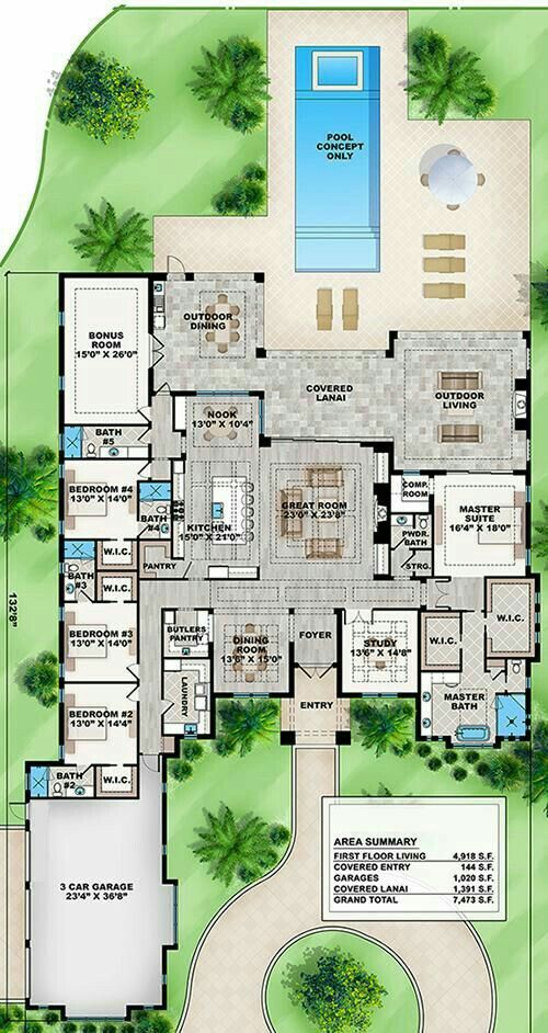 Plan de maison de rêve