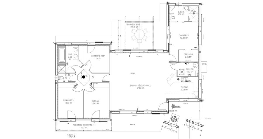 Plan maison moderne igc