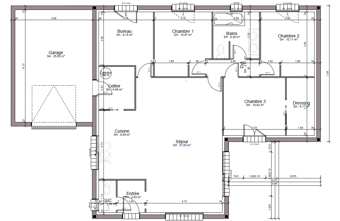 Plan maison villa et maison de france