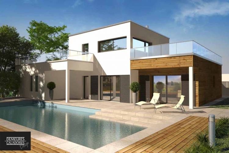 Plan de maison moderne villa