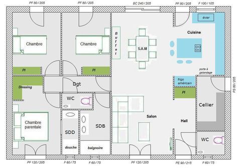 Plan maison plain pied forumconstruire