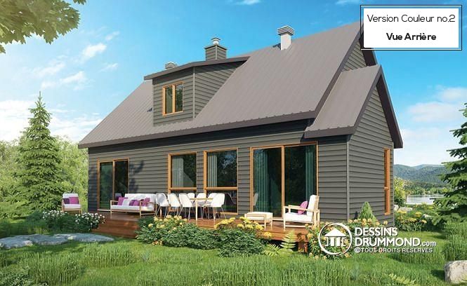 Plan de maison style fermette