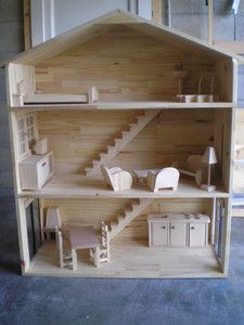 Plan maison de poupéé en bois