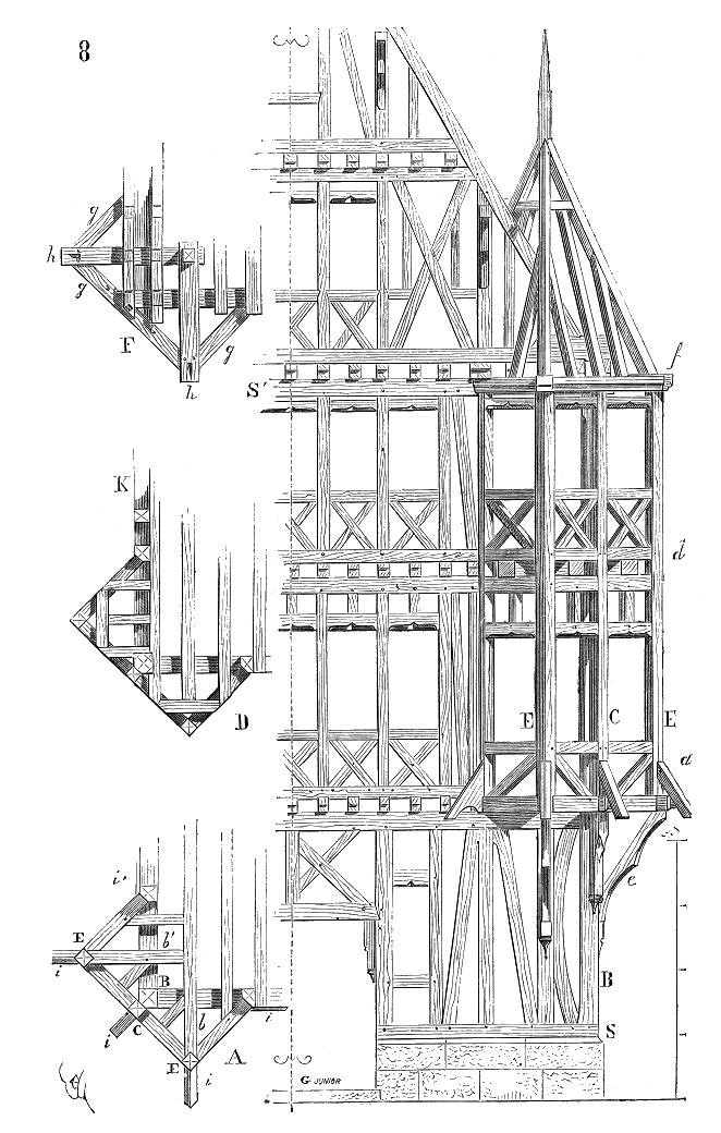 Plan de maison en colombage