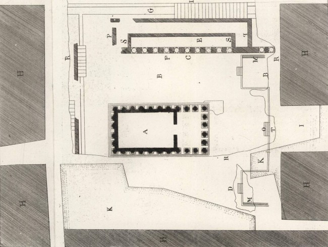 Plan maison carrée de nîmes
