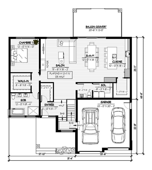 Plan maison de gibbs