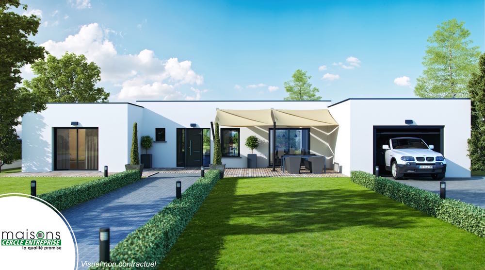 Plan de maison en h