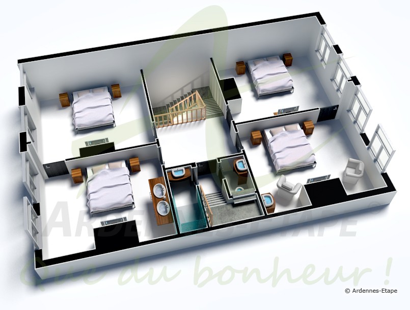 Plan pour maison de luxe