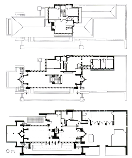 Plan maison de la cascade
