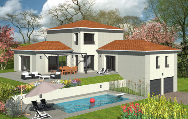 Plan de maison traditionnelle avec sous sol
