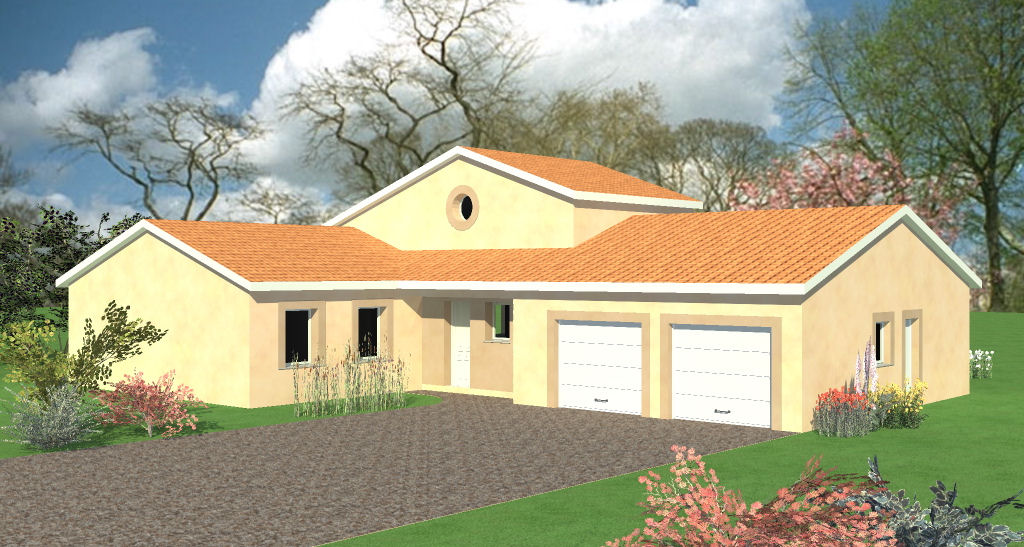 Plan de maison avec mezzanine