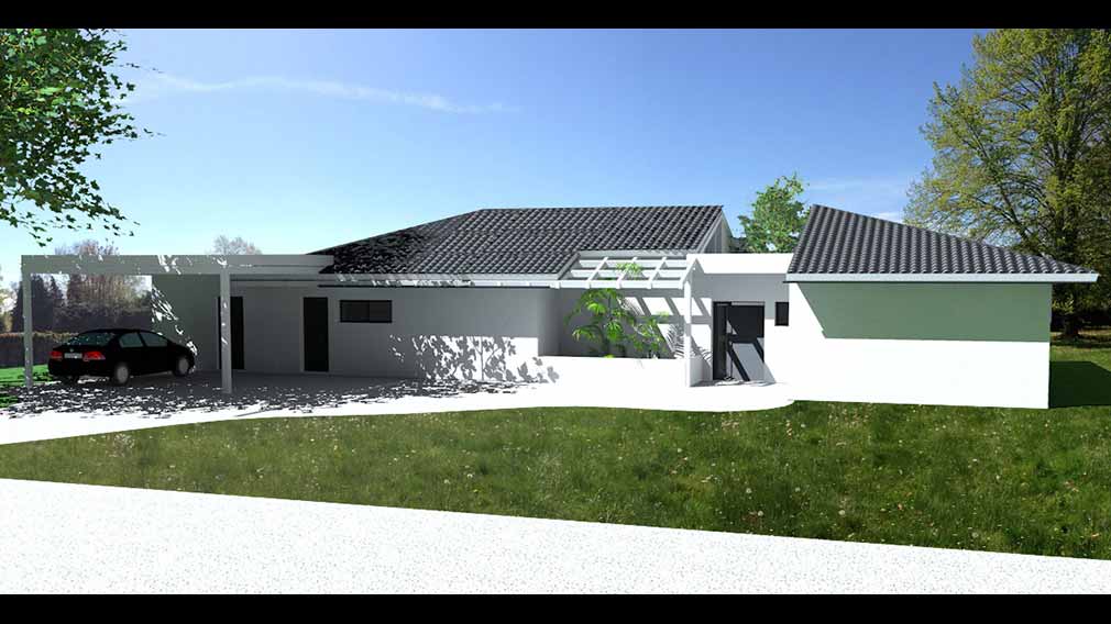 Plan de maison d'architecte à télécharger
