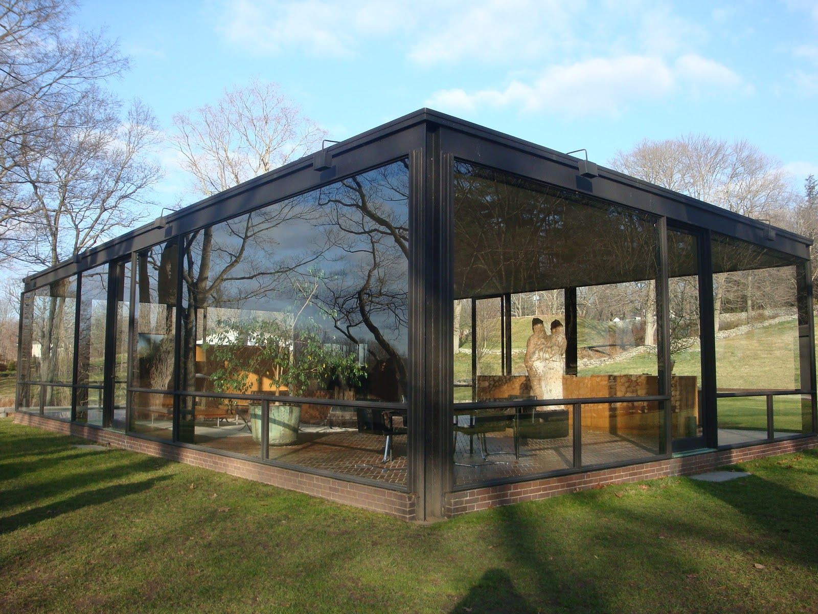 Maison de verre philip johnson plan