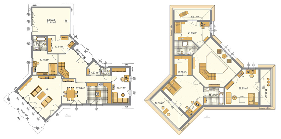 Plan de maison spacieuse