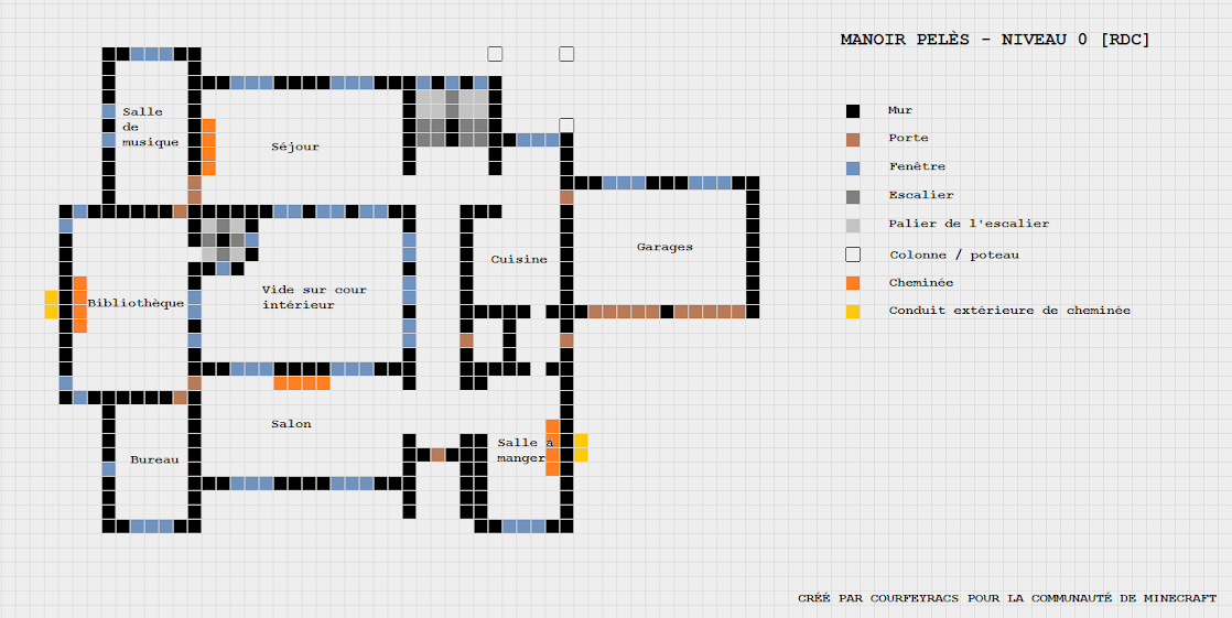 Plan maison de luxe minecraft