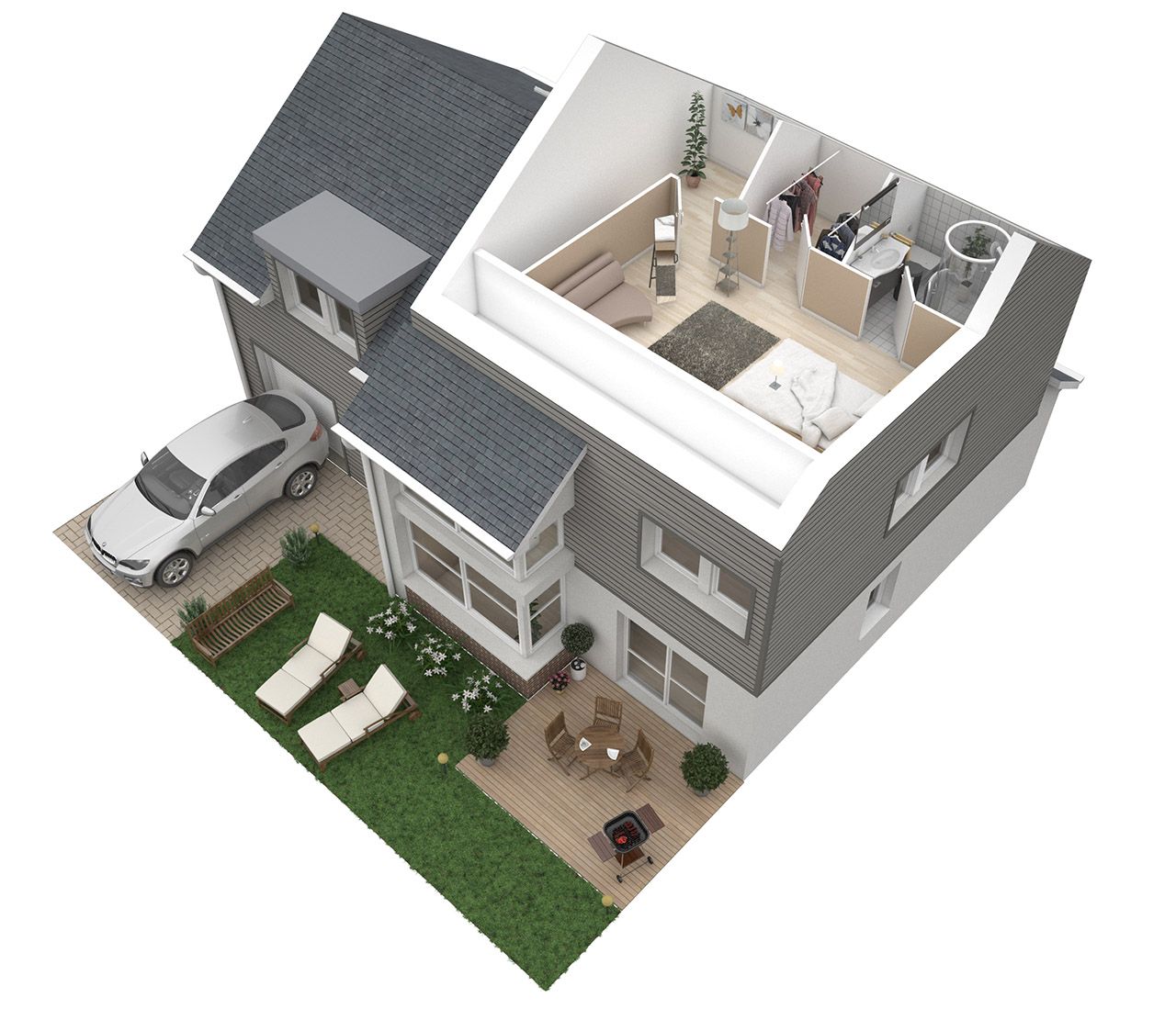Service de plan de maison 3d