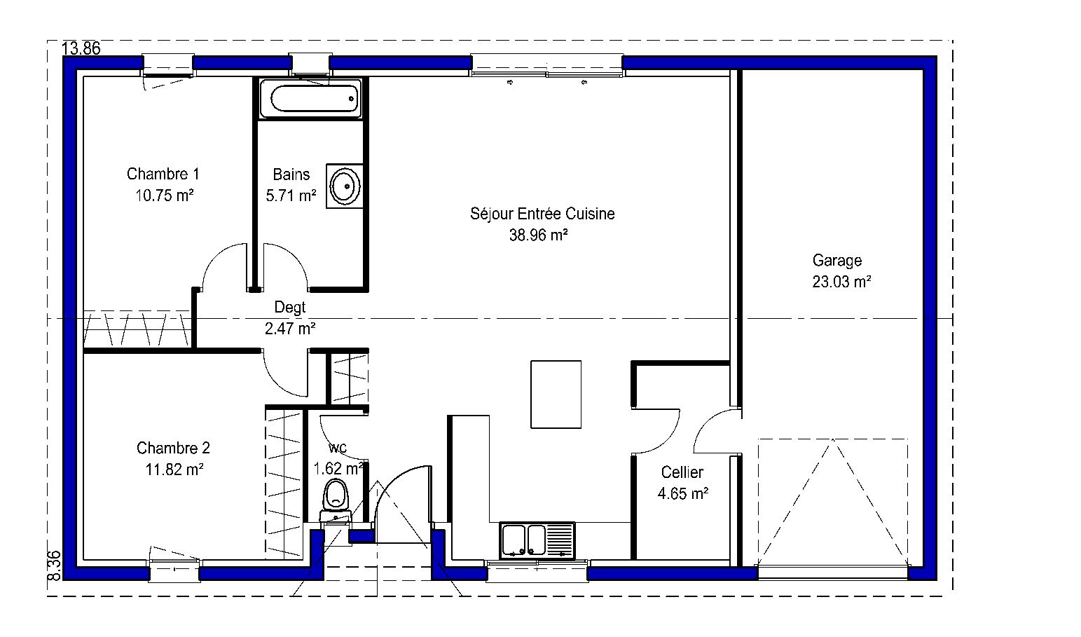 Plan de maison lara