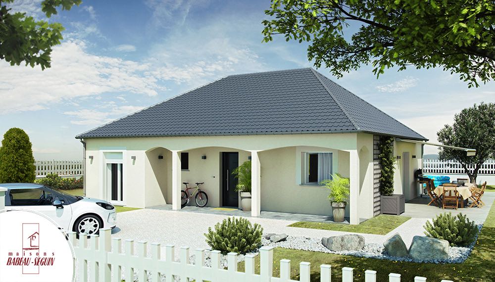 Plan de maison plain pied babeau seguin
