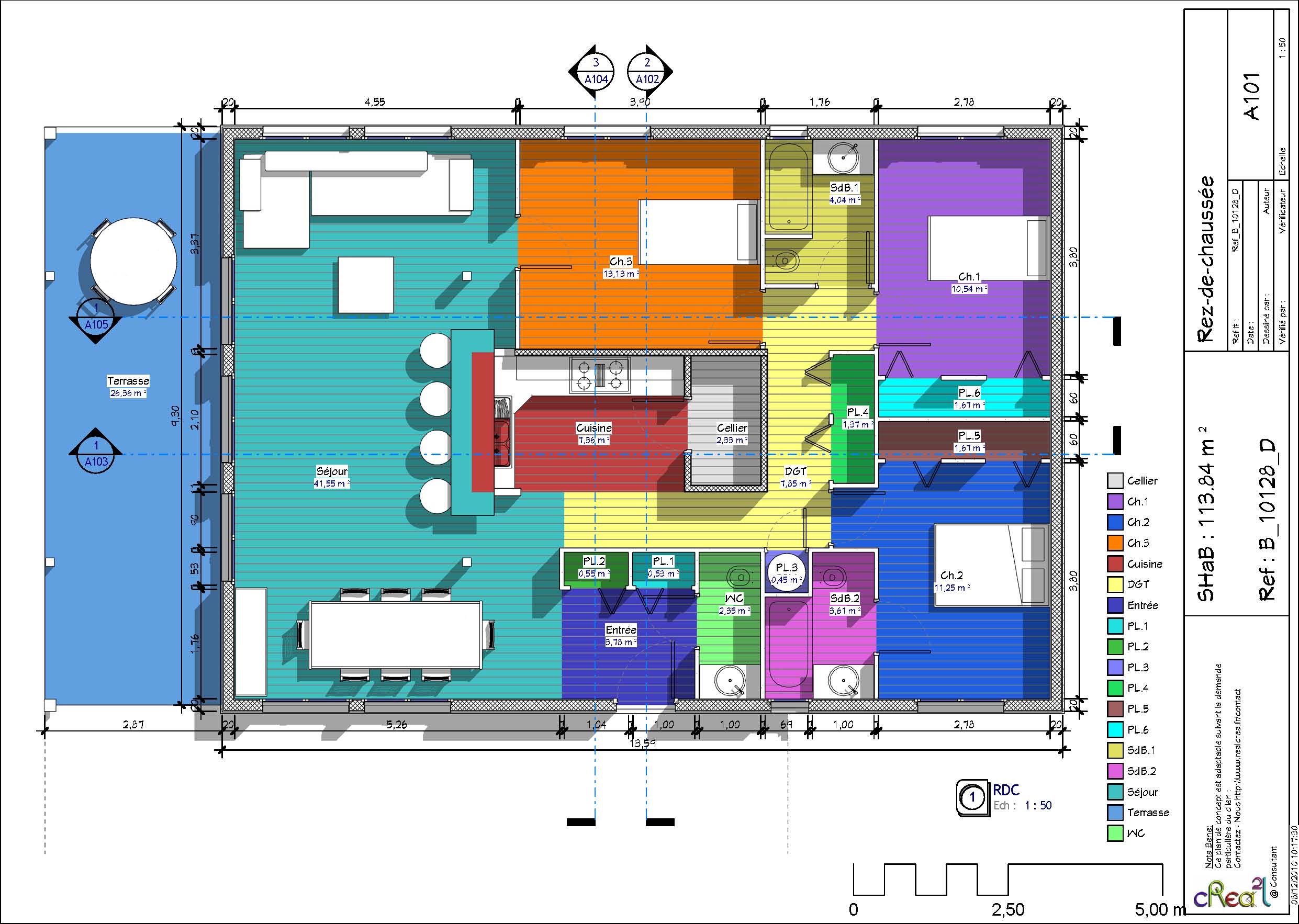 Plan maison americaine plain pied gratuit