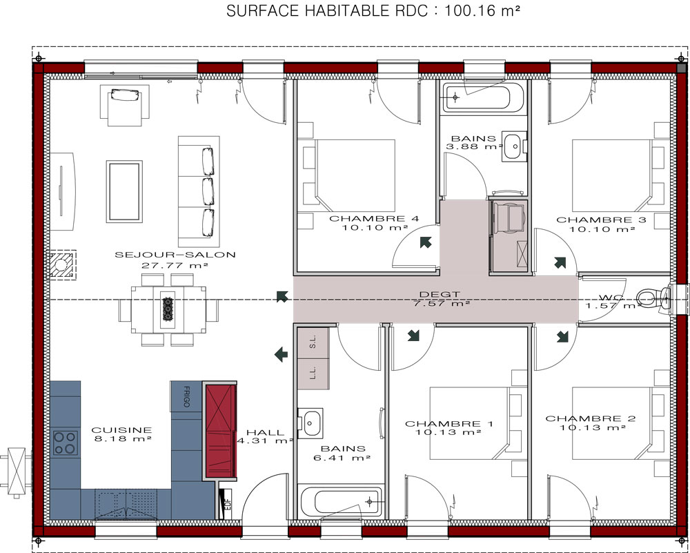 Plan de maison lycka