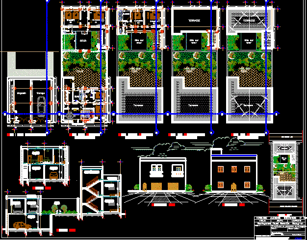 Plan de maison gratuit autocad