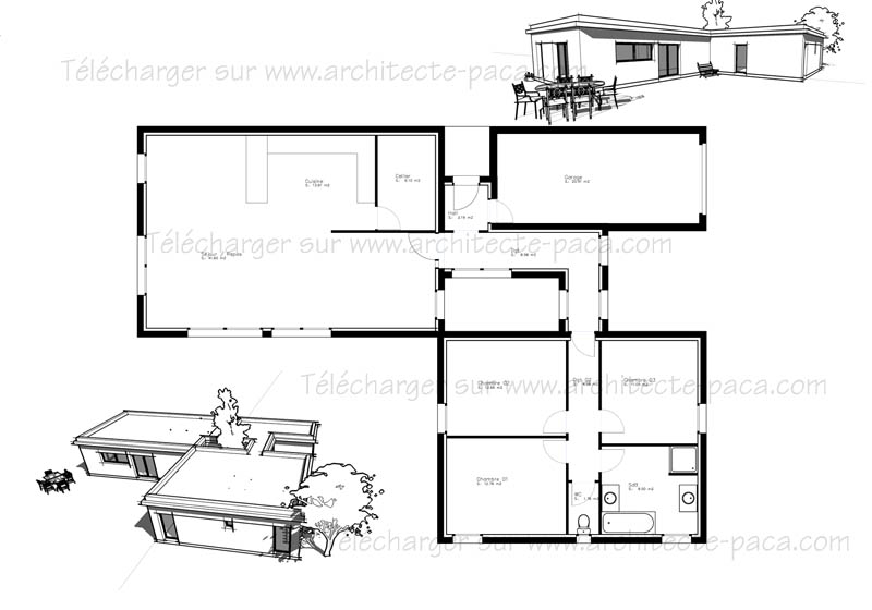 Model de plan de maison gratuit