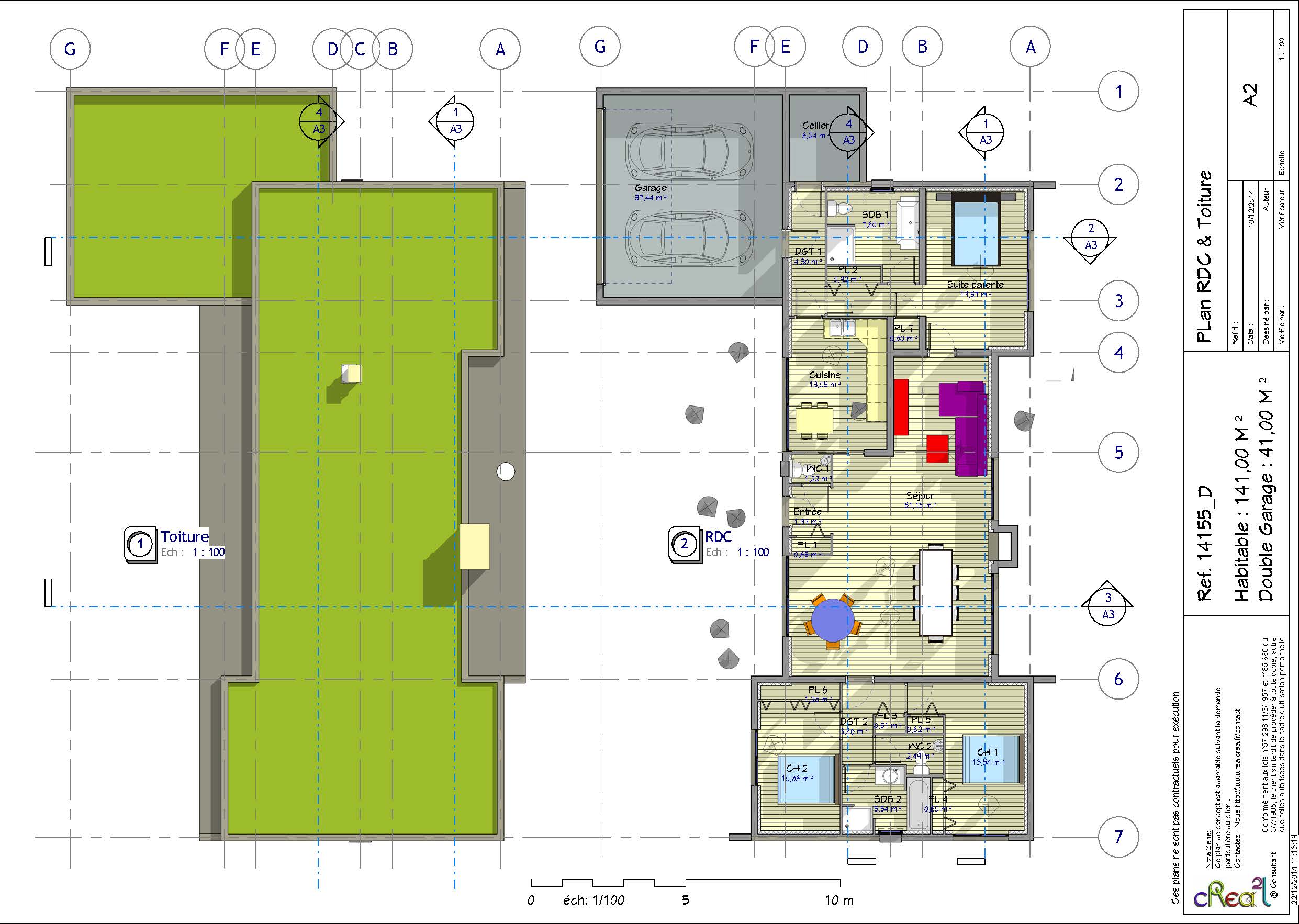 Maison a vendre au plan de carros