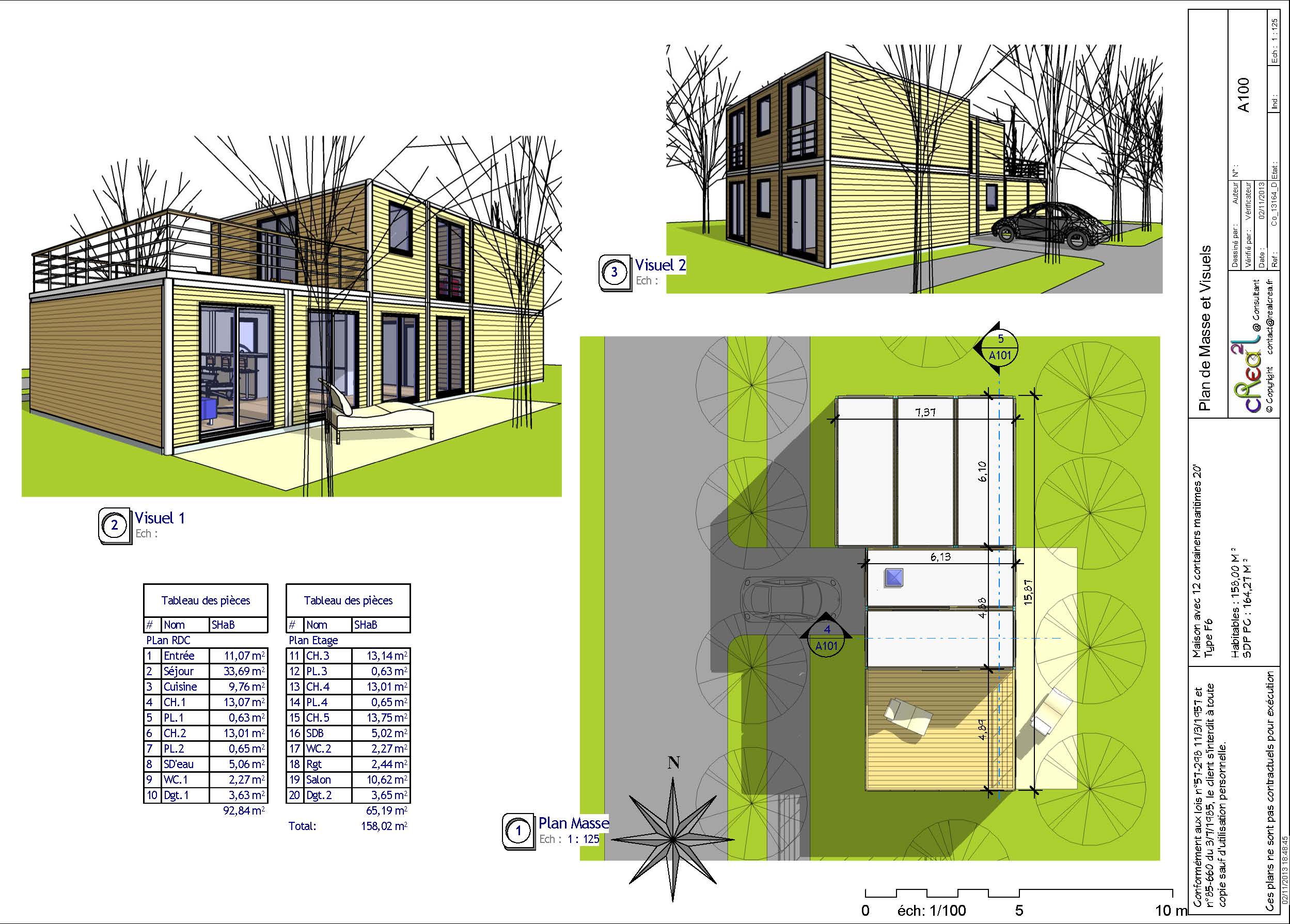 Plan de maison 160 m