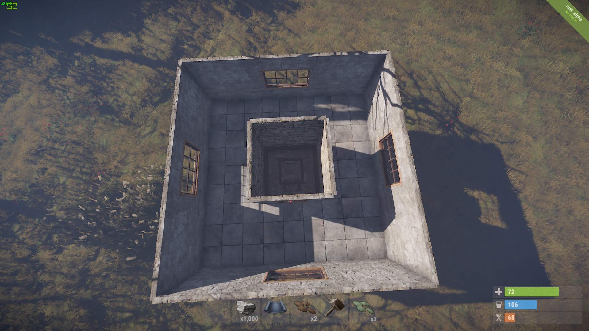 Plan de maison sur rust